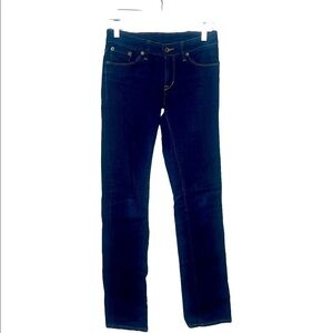 RALEIGH DENIM Dark Wash Straight Leg Jeans